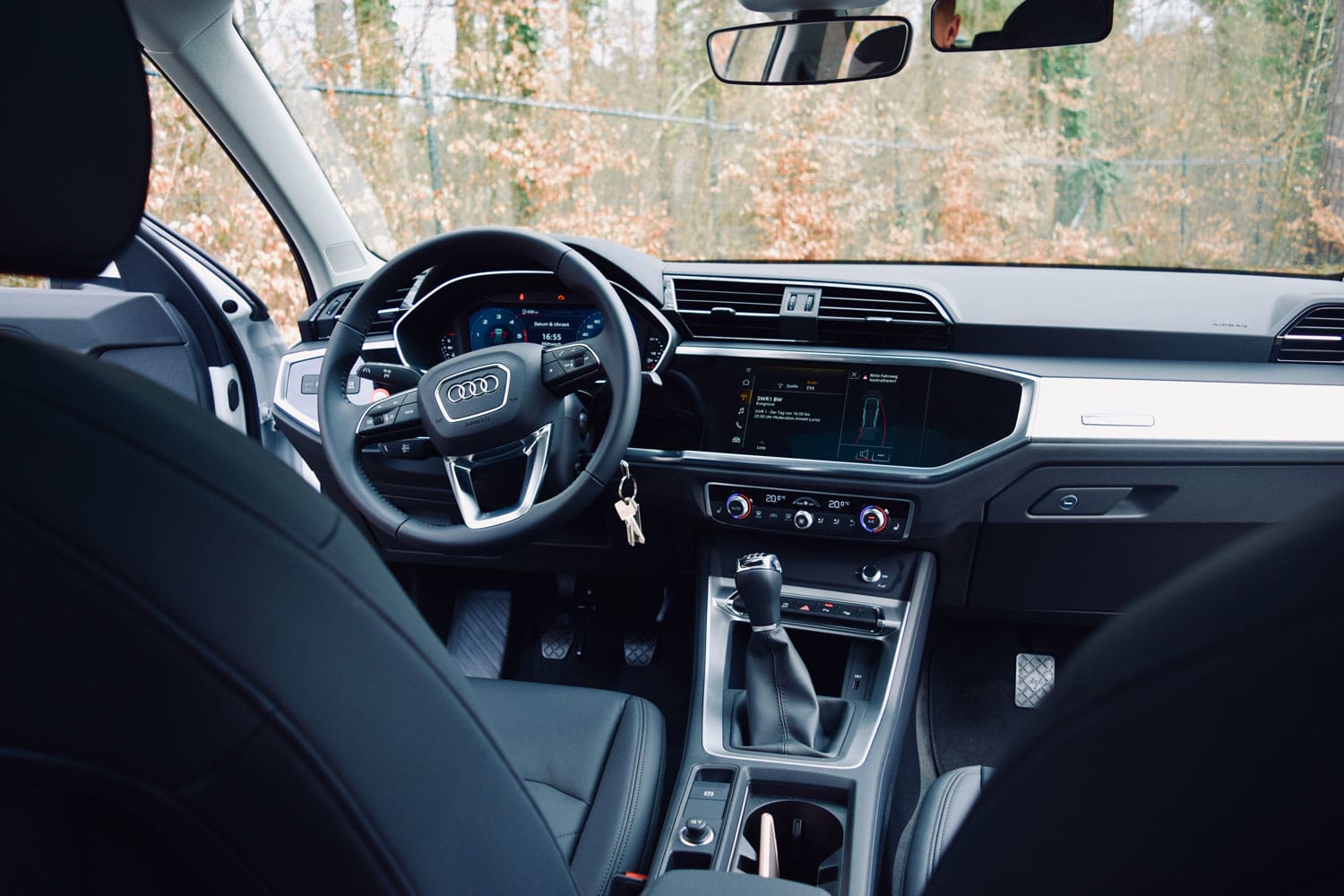 Fahrschulwagen von innen